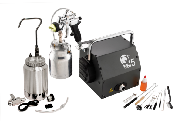 QTech5 Suction gun + Pressure pot