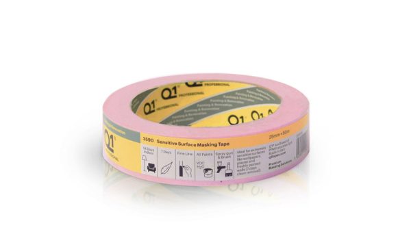 3590 Q1® Sensitive Surface Masking Tape Single Roll