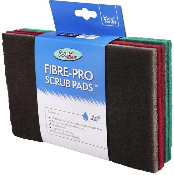 Axus Fibre-Pro Scrub Pads - Assorted