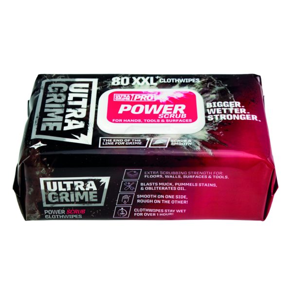 Ultra Grime Pro XXL Power Scrub Wipes