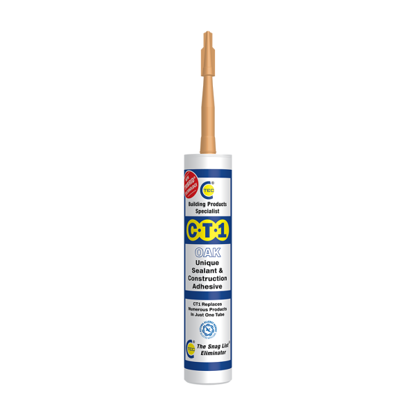 CTEC CT1 Sealant & Construction Adhesive Oak