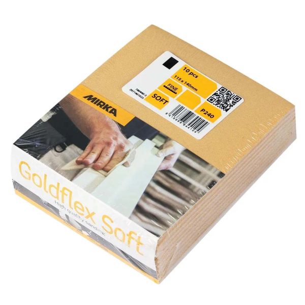 Mirka Goldflex Soft Pads 115x140mm pack of 10