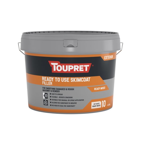 Toupret Skimcoat Exterior Filler 10L (Ready to use)