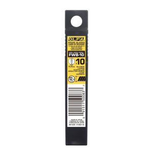 Olfa Excel Black Ultra Sharp Wallpaper Blades 12.5mm 10pk (FWB-10)