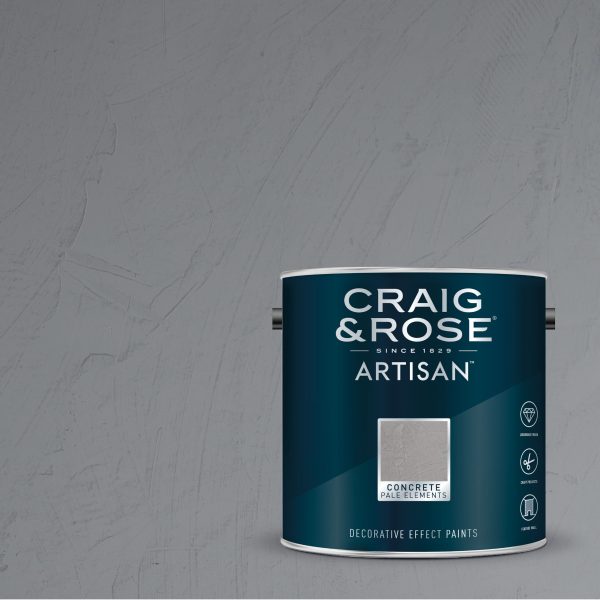 Craig & Rose Artisan Pale Elements Concrete Effect